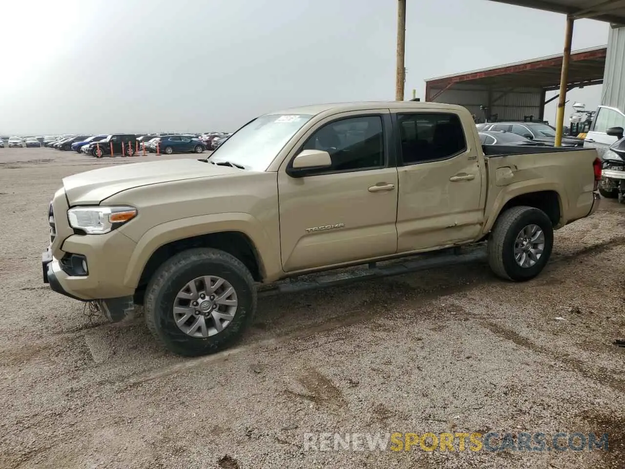 1 Photograph of a damaged car 3TMAZ5CN5KM102974 TOYOTA TACOMA 2019