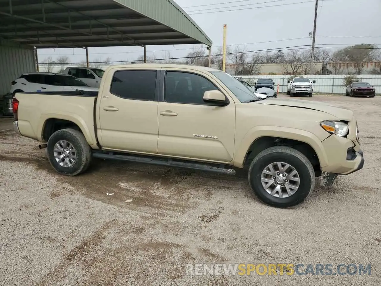 4 Photograph of a damaged car 3TMAZ5CN5KM102974 TOYOTA TACOMA 2019