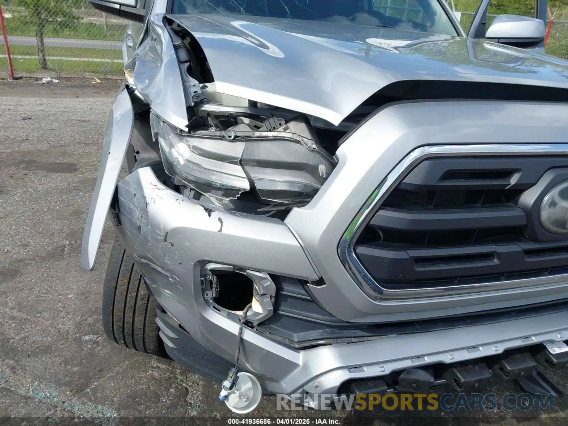 6 Photograph of a damaged car 3TMAZ5CN5KM103574 TOYOTA TACOMA 2019
