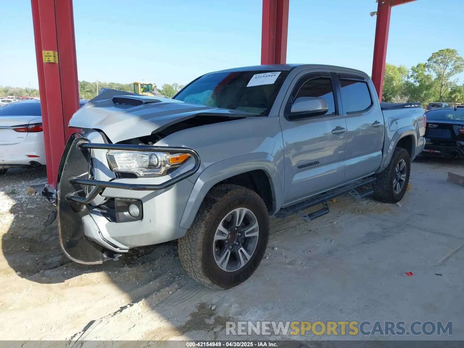 2 Photograph of a damaged car 3TMAZ5CN5KM113957 TOYOTA TACOMA 2019