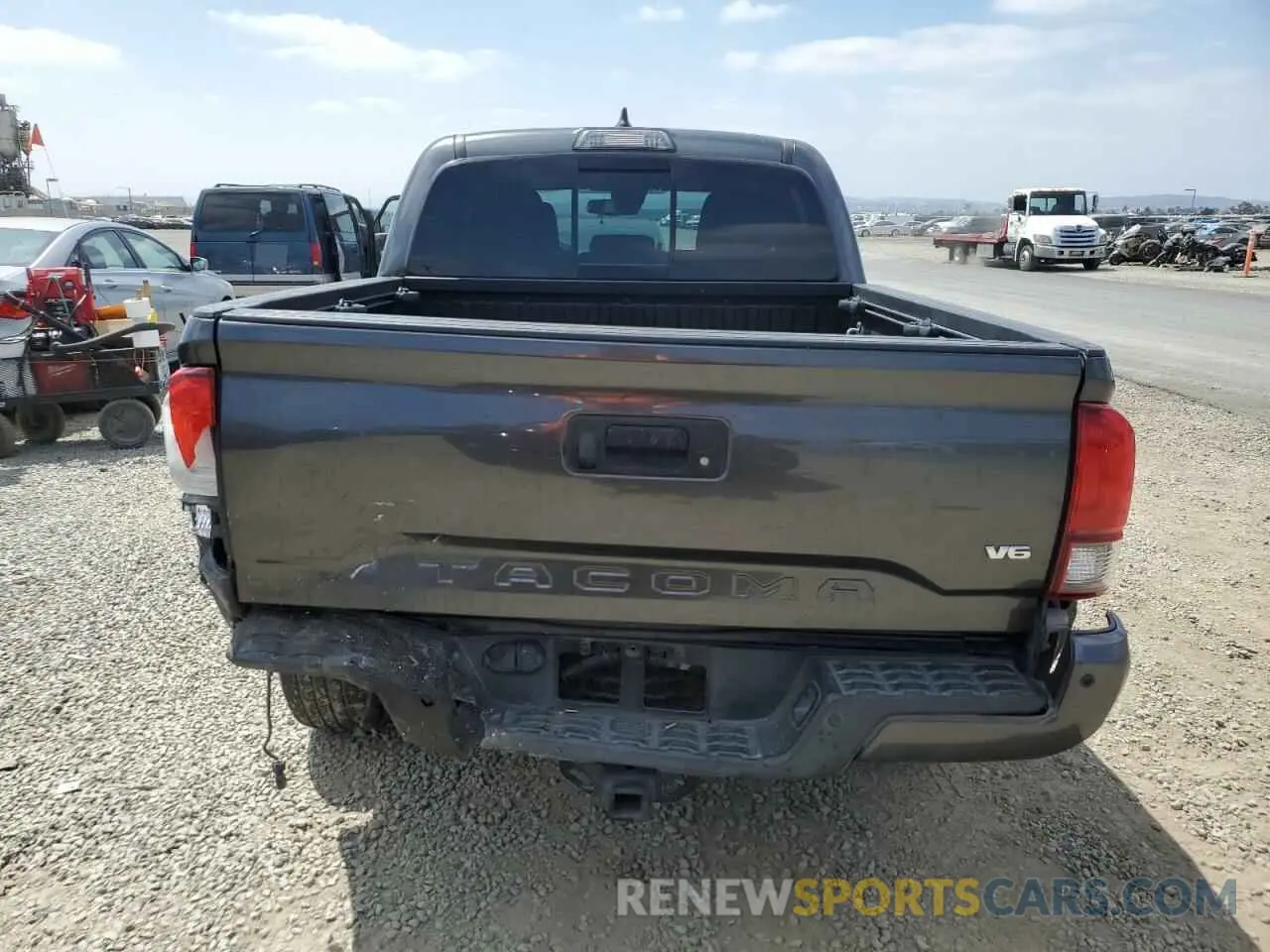 6 Photograph of a damaged car 3TMAZ5CN6KM086252 TOYOTA TACOMA 2019