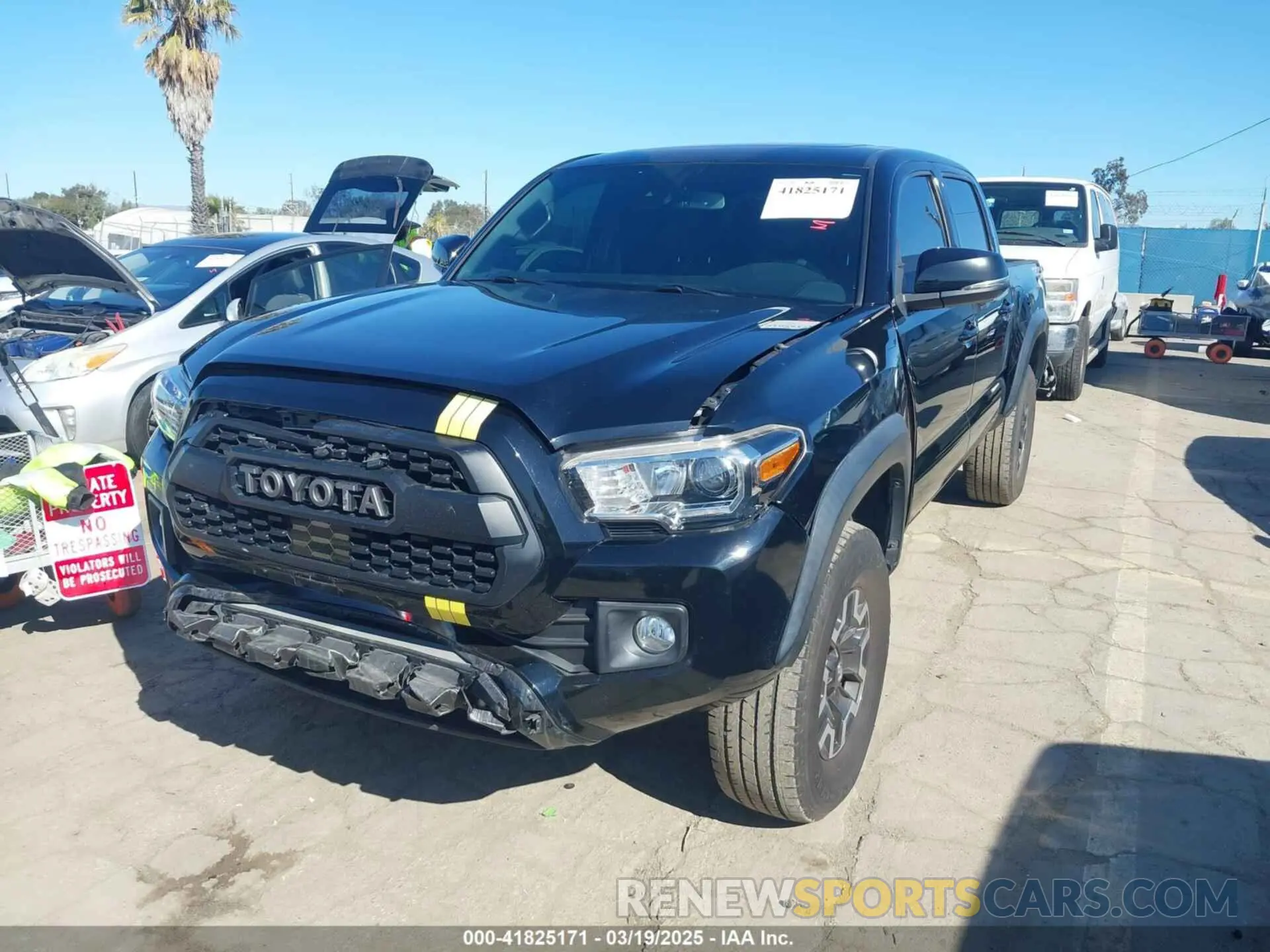 2 Фотография поврежденного автомобиля 3TMAZ5CN6KM105771 TOYOTA TACOMA 2019