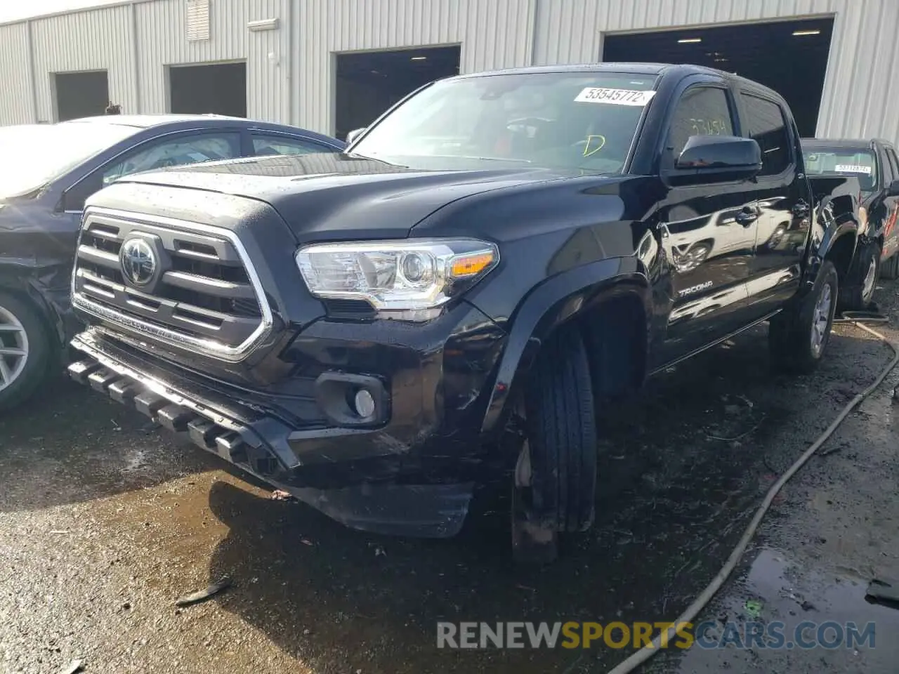 2 Photograph of a damaged car 3TMAZ5CN7KM109859 TOYOTA TACOMA 2019