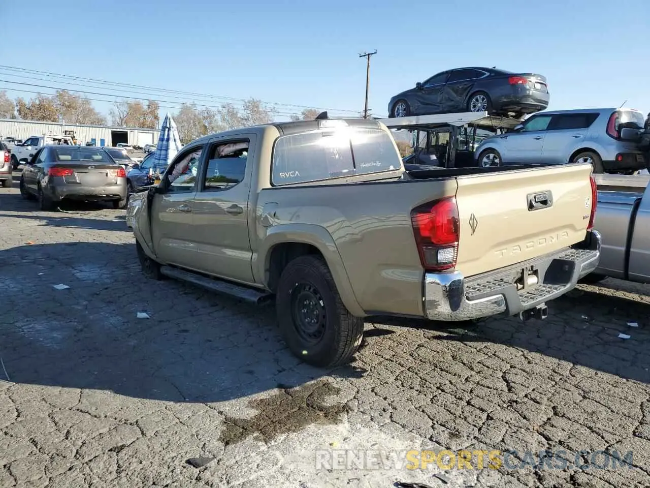 2 Photograph of a damaged car 3TMAZ5CN8KM086978 TOYOTA TACOMA 2019