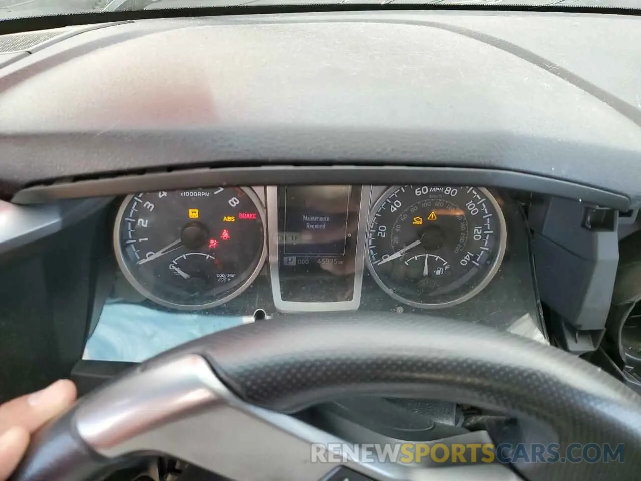 9 Photograph of a damaged car 3TMAZ5CN8KM086978 TOYOTA TACOMA 2019
