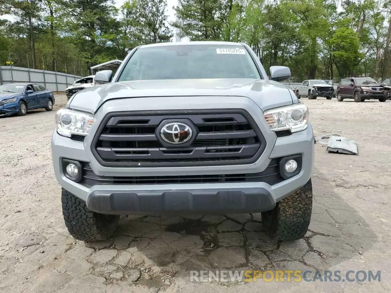 5 Photograph of a damaged car 3TMAZ5CN8KM101639 TOYOTA TACOMA 2019