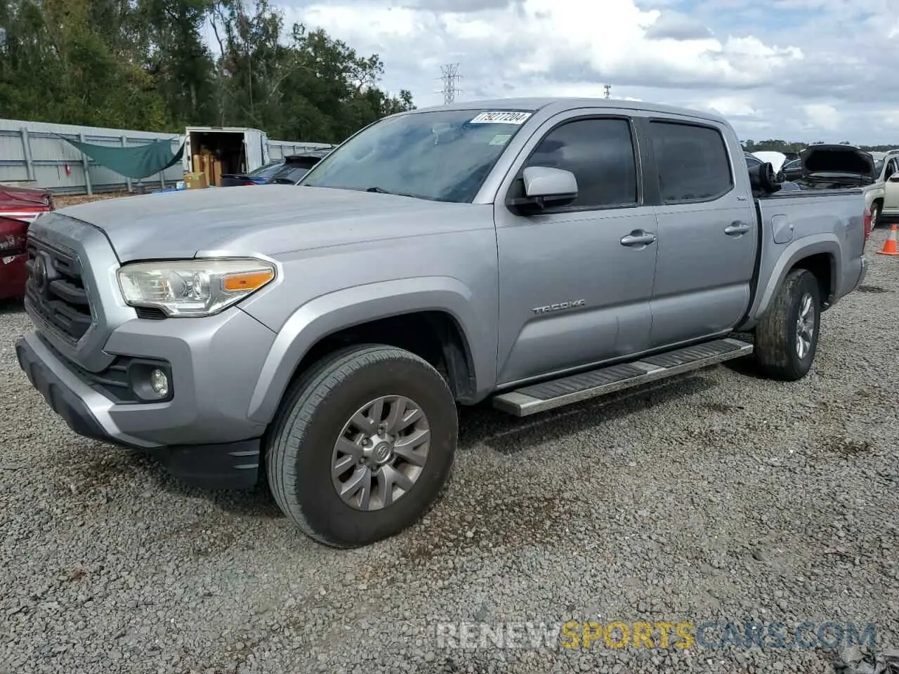 1 Photograph of a damaged car 3TMAZ5CN8KM109398 TOYOTA TACOMA 2019