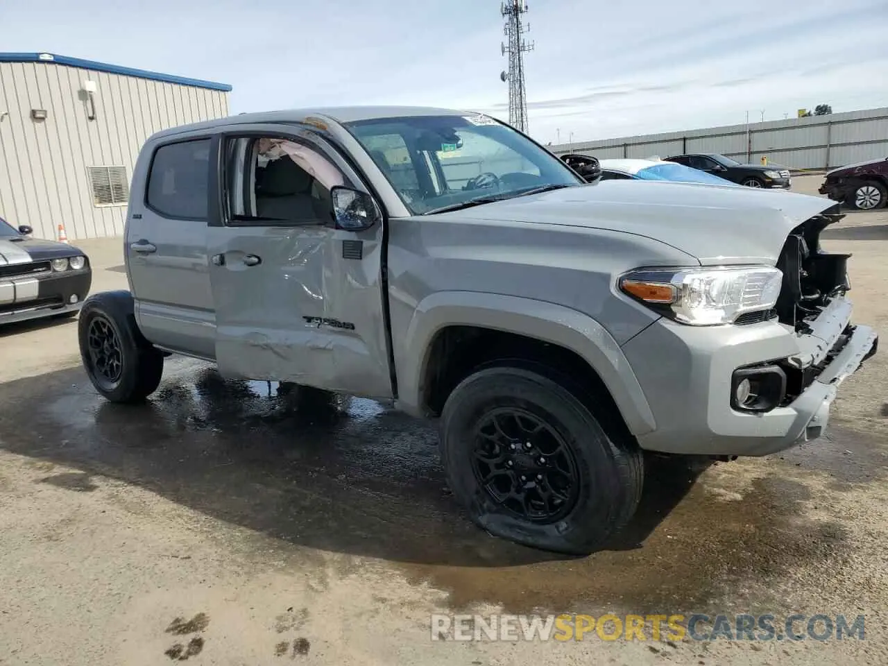 4 Photograph of a damaged car 3TMAZ5CN9KM103626 TOYOTA TACOMA 2019