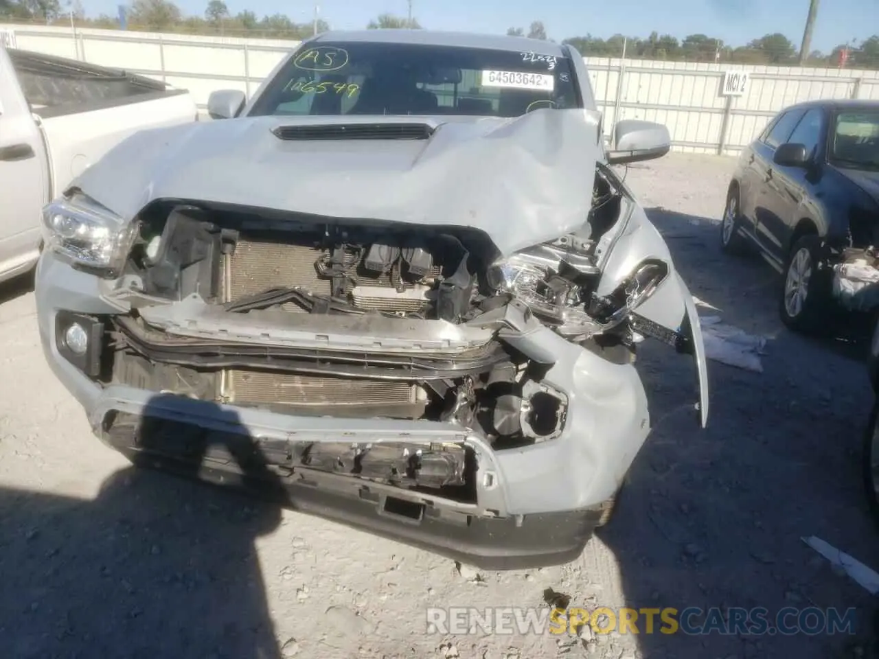 9 Photograph of a damaged car 3TMAZ5CNXKM106549 TOYOTA TACOMA 2019