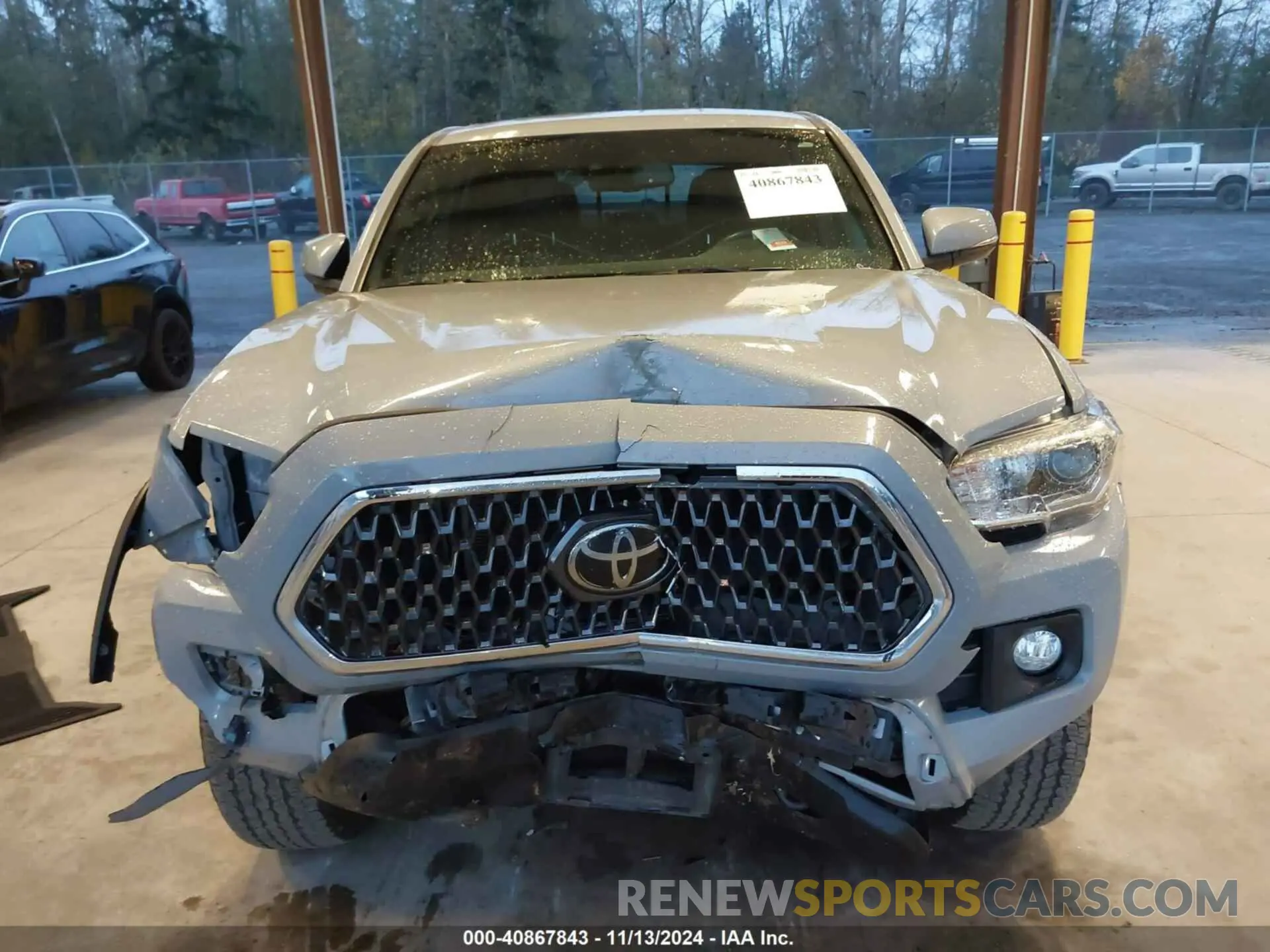 6 Photograph of a damaged car 3TMCZ5AN0KM235525 TOYOTA TACOMA 2019