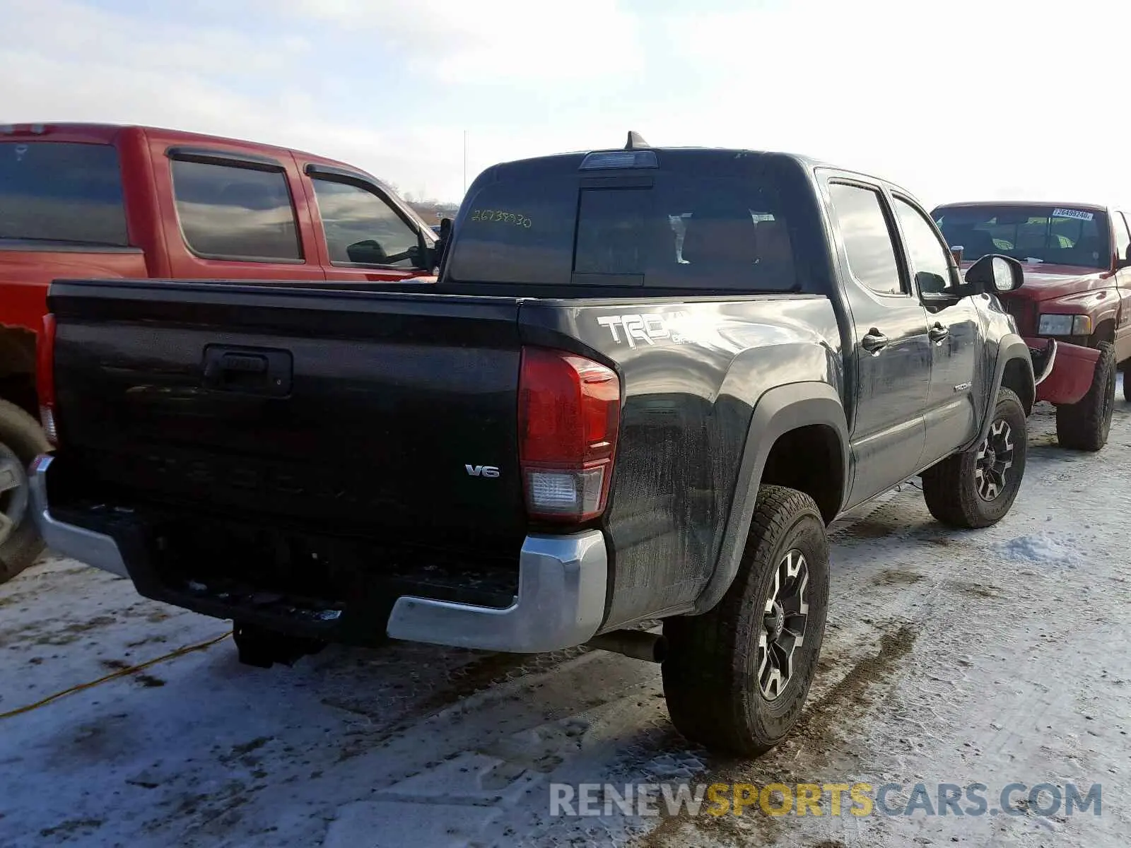 4 Photograph of a damaged car 3TMCZ5AN0KM244192 TOYOTA TACOMA 2019