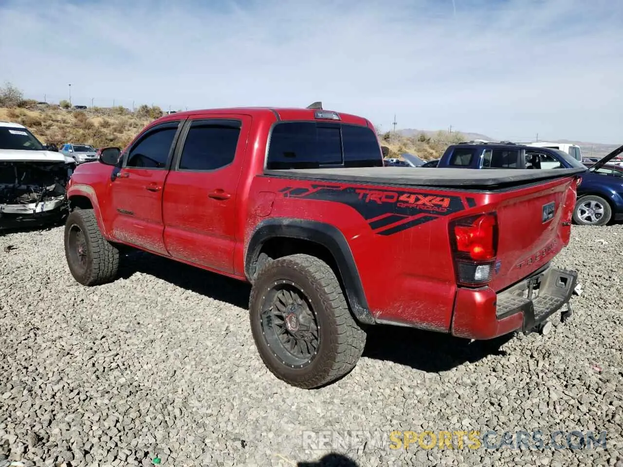 2 Photograph of a damaged car 3TMCZ5AN0KM280576 TOYOTA TACOMA 2019