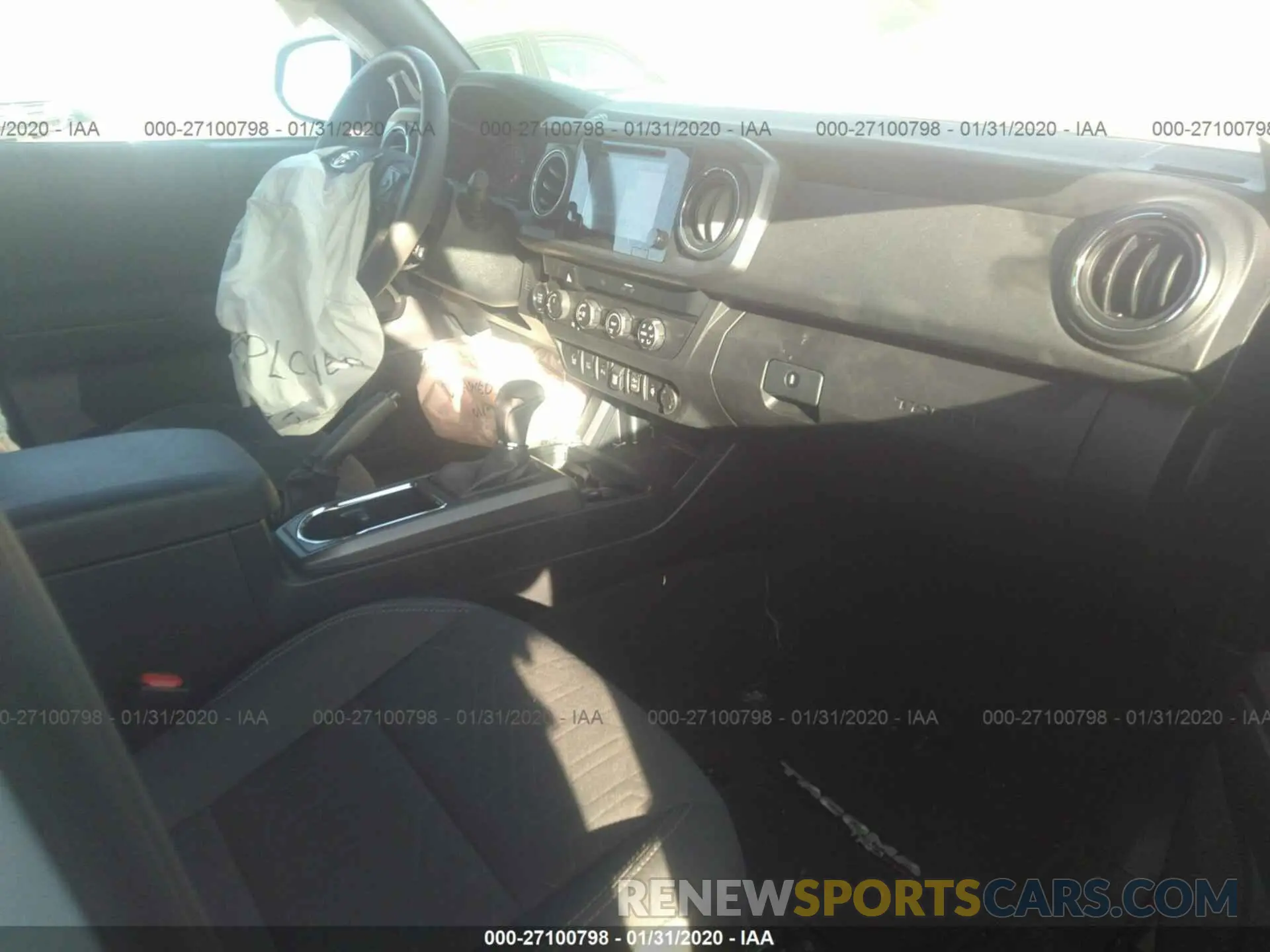 5 Photograph of a damaged car 3TMCZ5AN0KM281596 TOYOTA TACOMA 2019