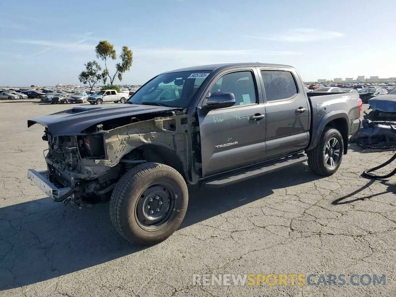 1 Photograph of a damaged car 3TMCZ5AN1KM191146 TOYOTA TACOMA 2019