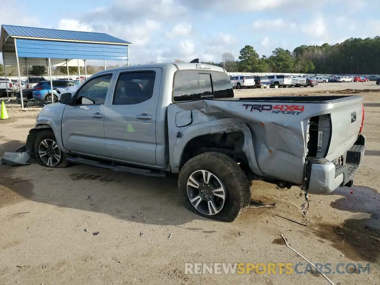 2 Photograph of a damaged car 3TMCZ5AN1KM210844 TOYOTA TACOMA 2019