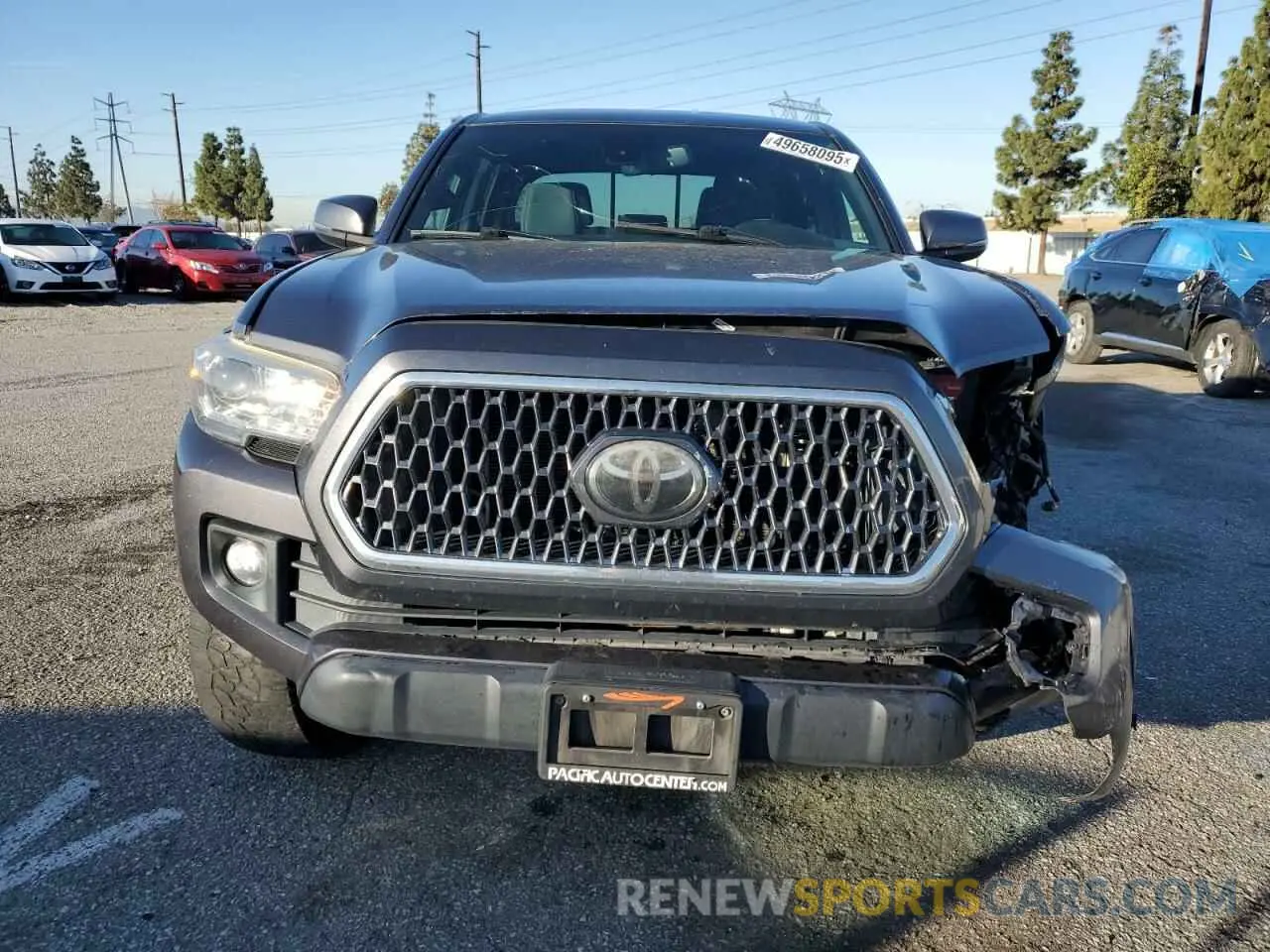 5 Фотография поврежденного автомобиля 3TMCZ5AN1KM222735 TOYOTA TACOMA 2019