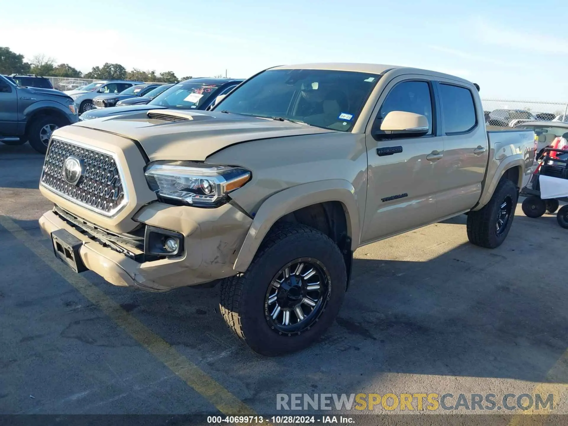 2 Photograph of a damaged car 3TMCZ5AN1KM247151 TOYOTA TACOMA 2019