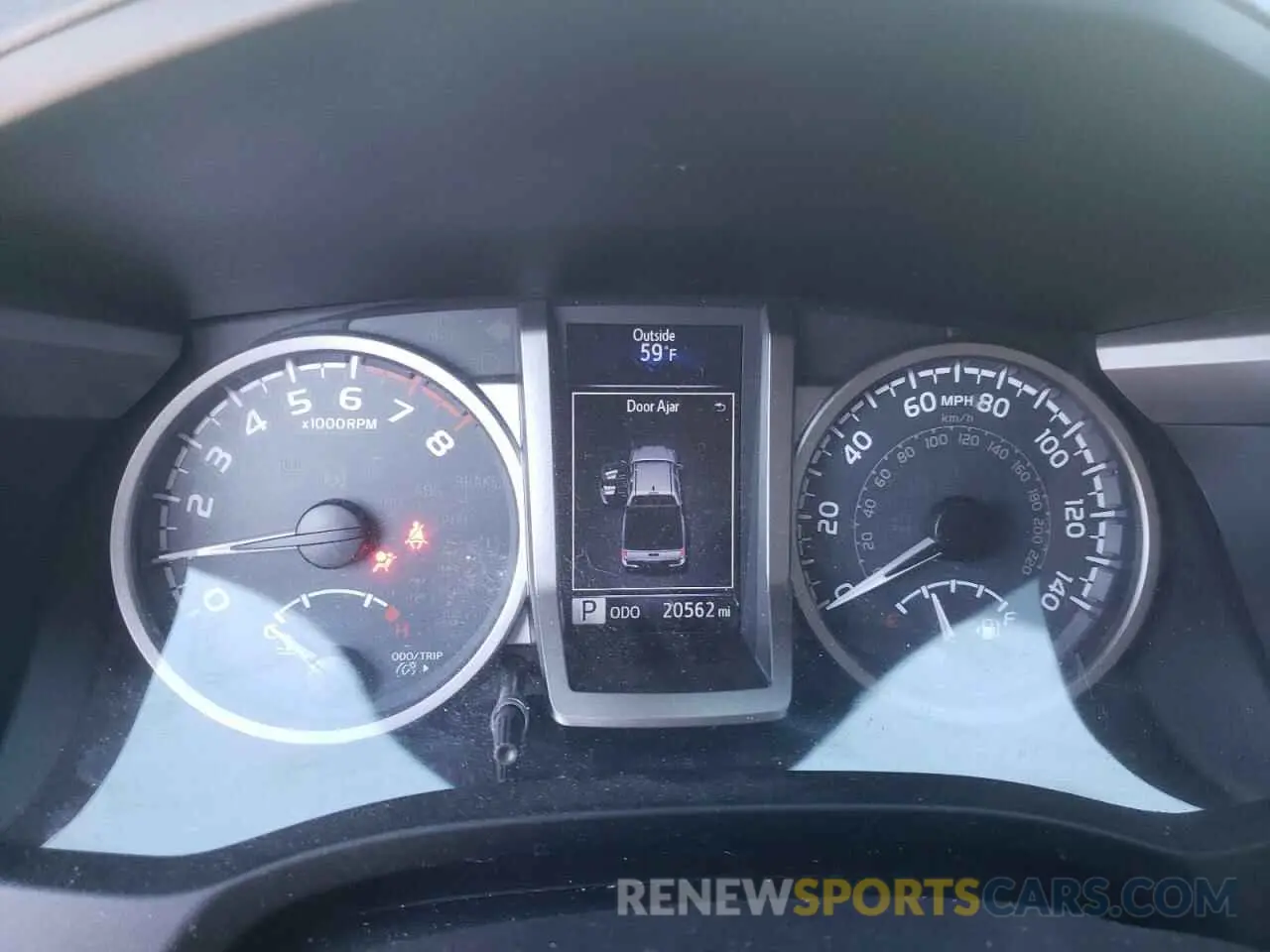 9 Photograph of a damaged car 3TMCZ5AN1KM267917 TOYOTA TACOMA 2019