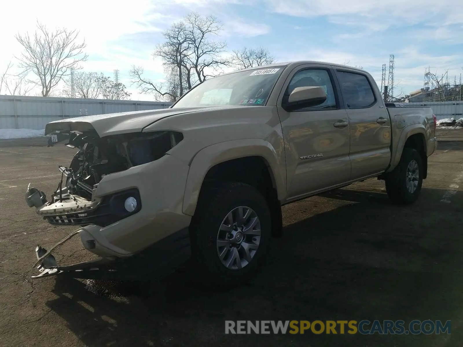 2 Photograph of a damaged car 3TMCZ5AN2KM238829 TOYOTA TACOMA 2019