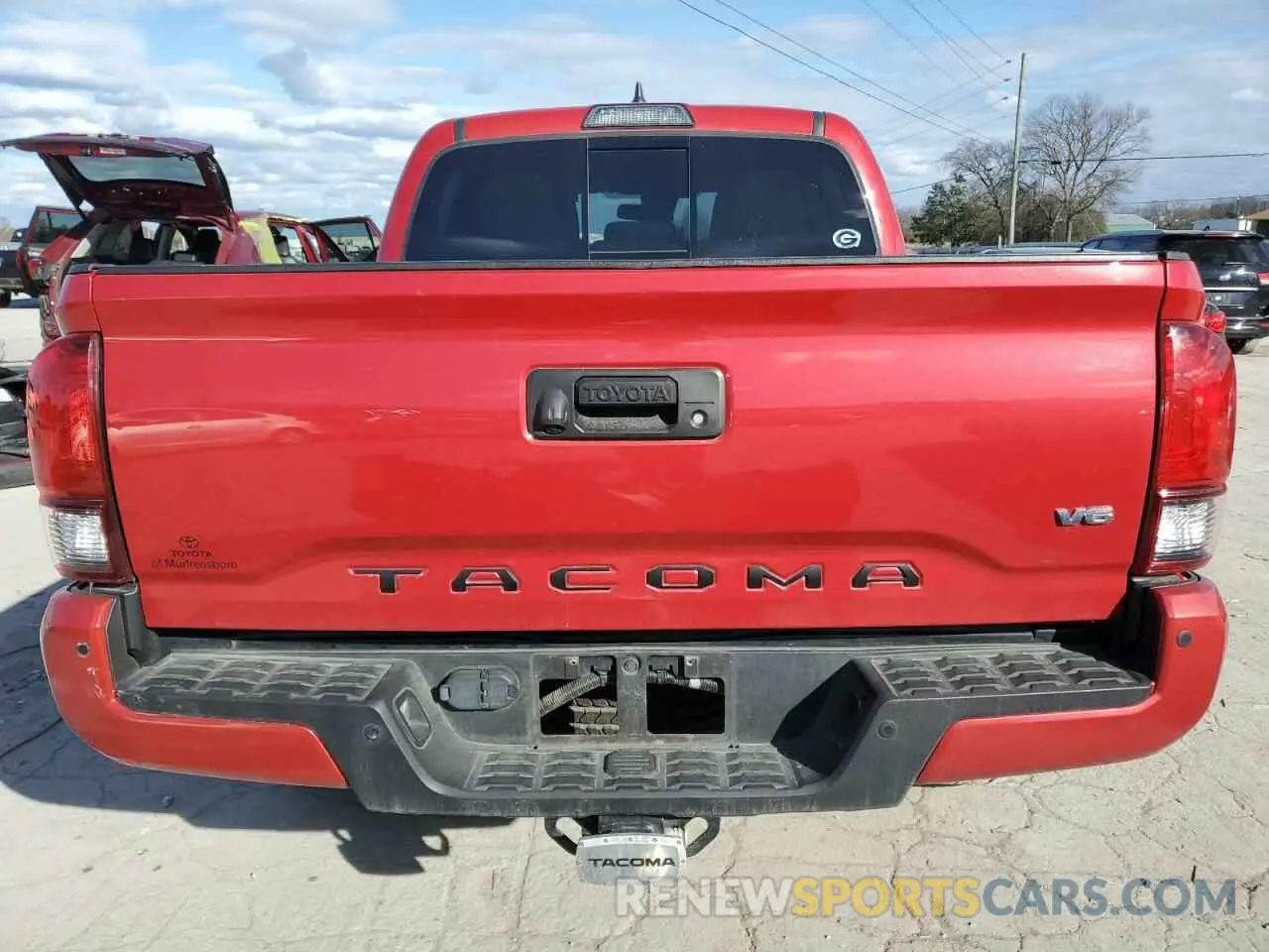 6 Photograph of a damaged car 3TMCZ5AN3KM191228 TOYOTA TACOMA 2019