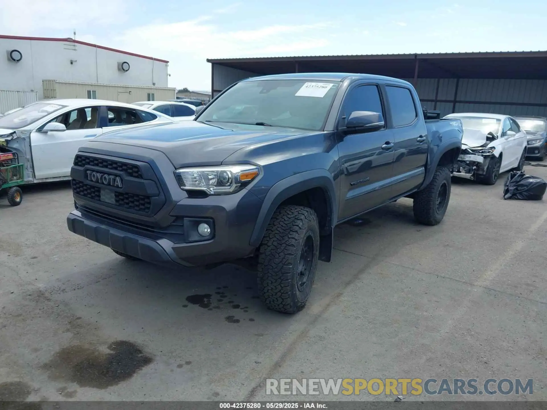 2 Photograph of a damaged car 3TMCZ5AN3KM207783 TOYOTA TACOMA 2019