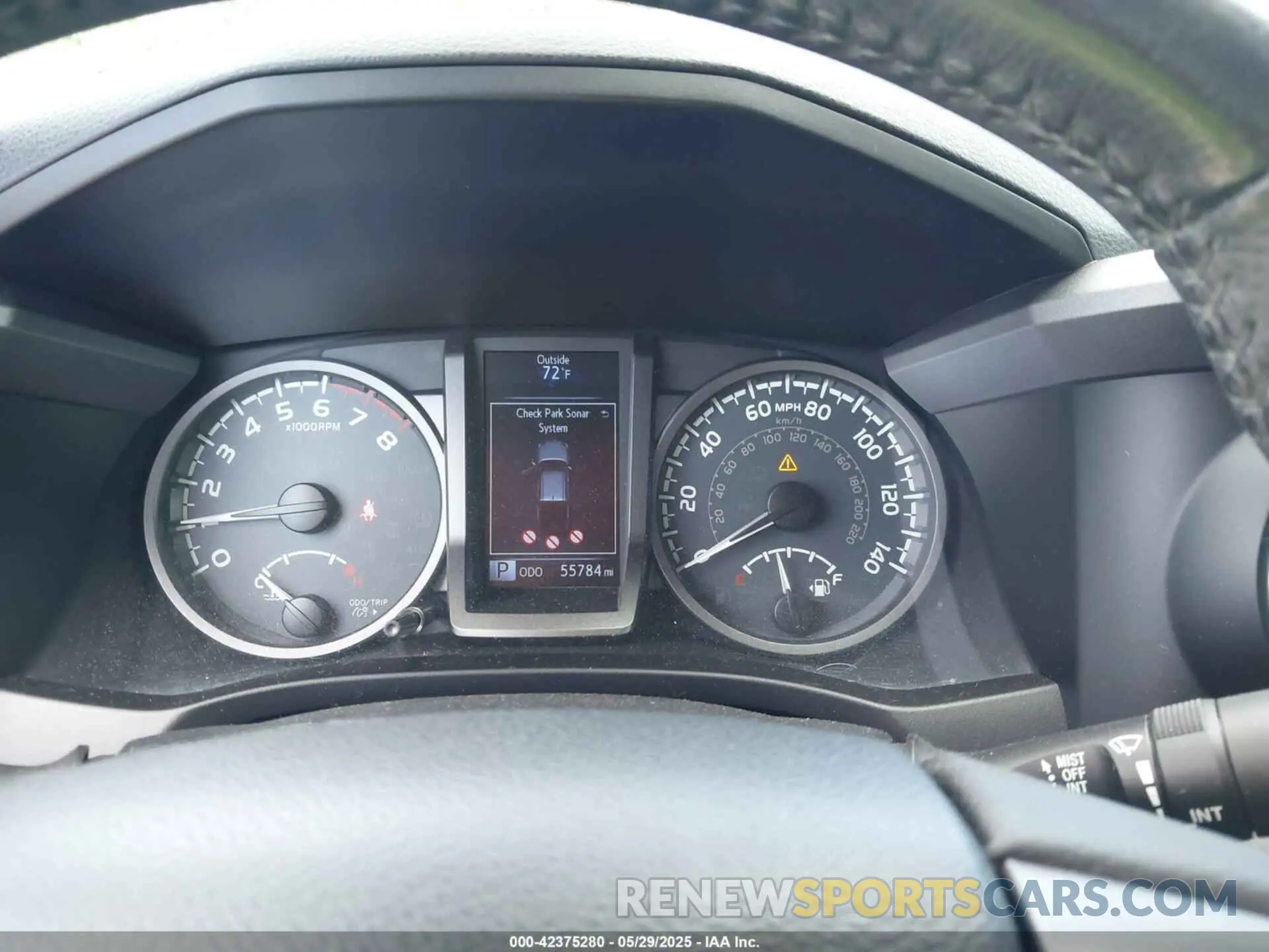 7 Photograph of a damaged car 3TMCZ5AN3KM207783 TOYOTA TACOMA 2019