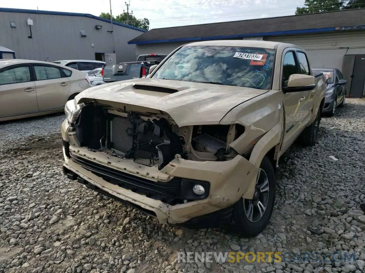 9 Photograph of a damaged car 3TMCZ5AN3KM213101 TOYOTA TACOMA 2019