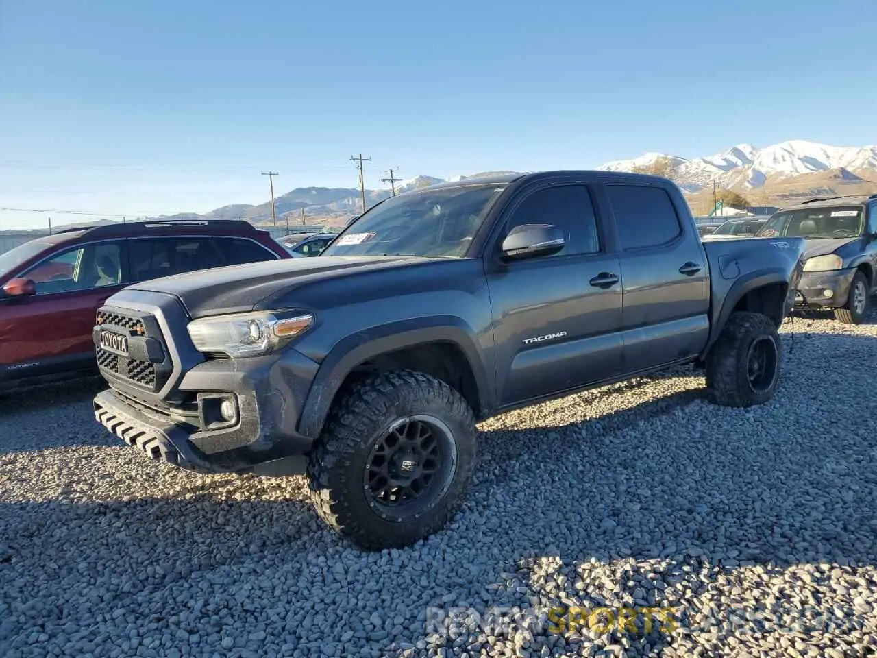 1 Photograph of a damaged car 3TMCZ5AN3KM235566 TOYOTA TACOMA 2019