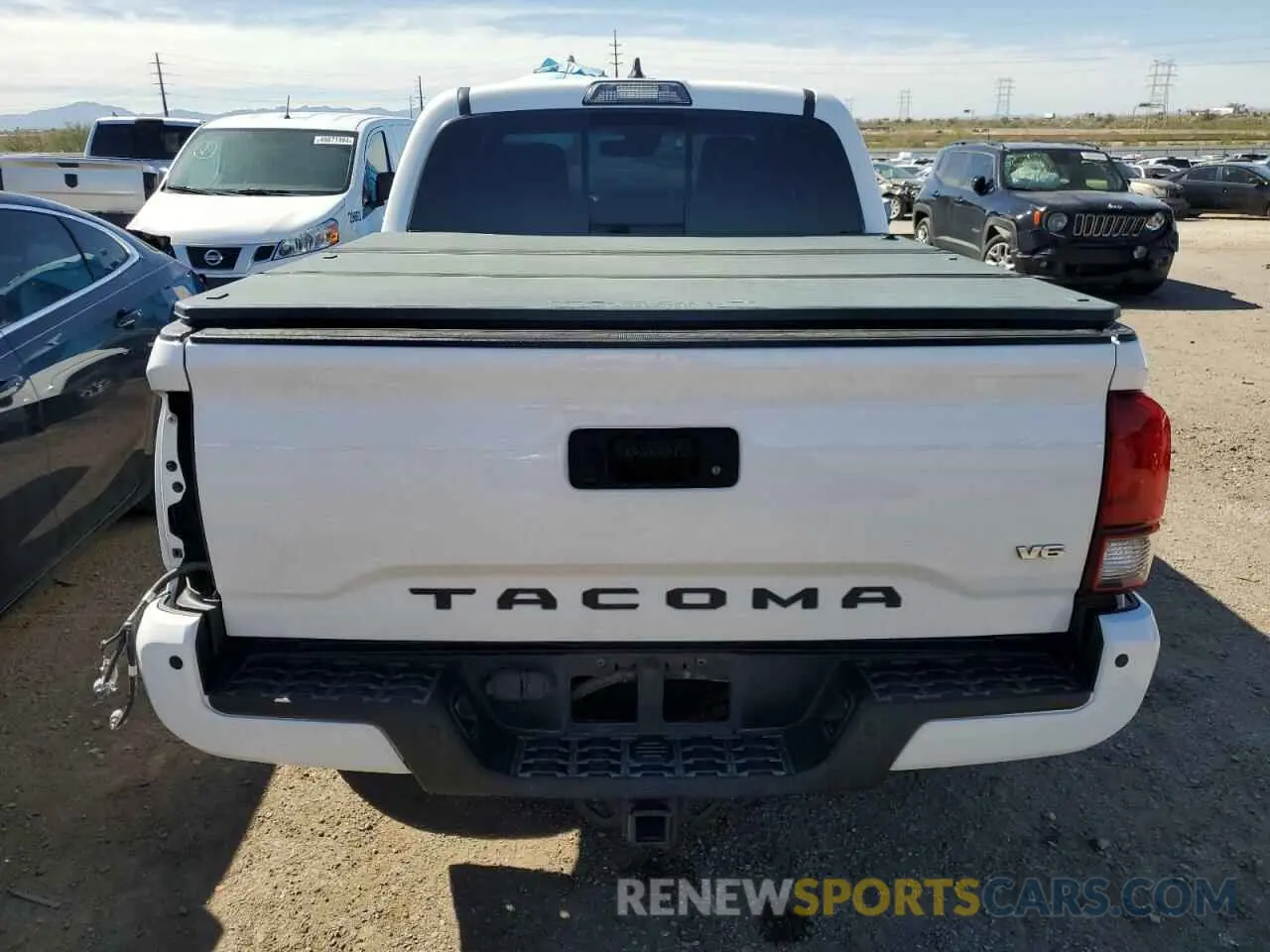 6 Photograph of a damaged car 3TMCZ5AN3KM239973 TOYOTA TACOMA 2019
