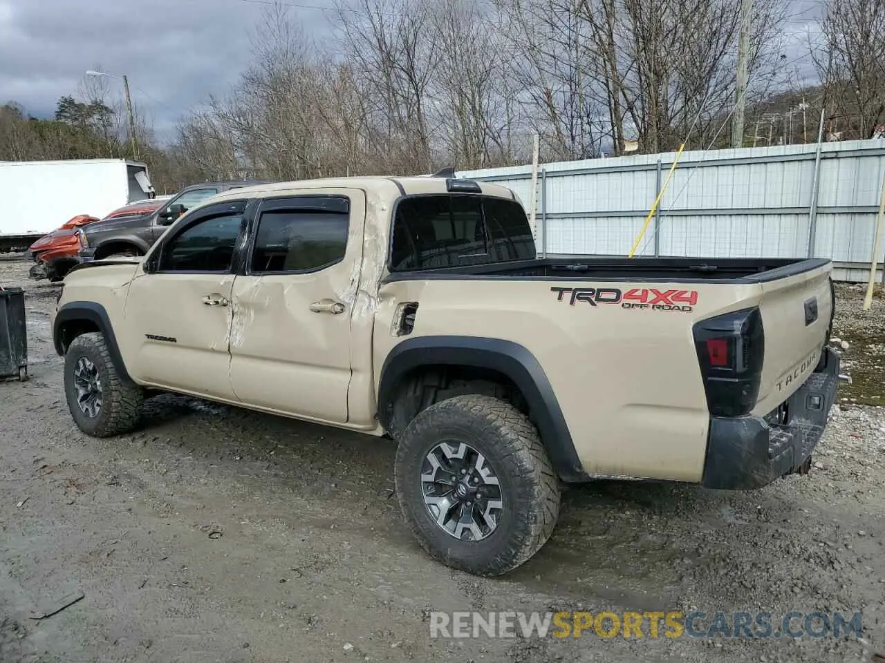 2 Photograph of a damaged car 3TMCZ5AN3KM258846 TOYOTA TACOMA 2019