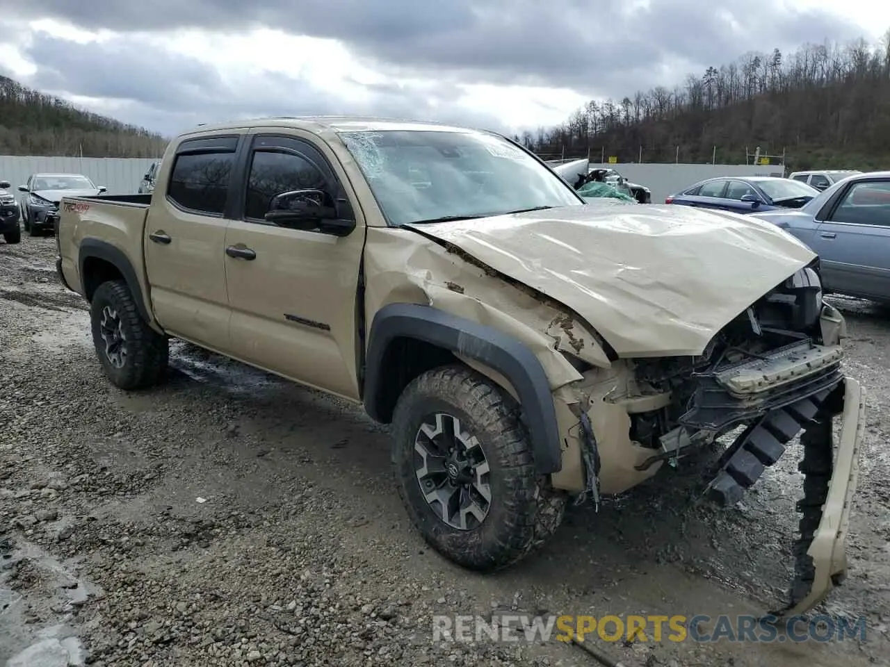 4 Photograph of a damaged car 3TMCZ5AN3KM258846 TOYOTA TACOMA 2019