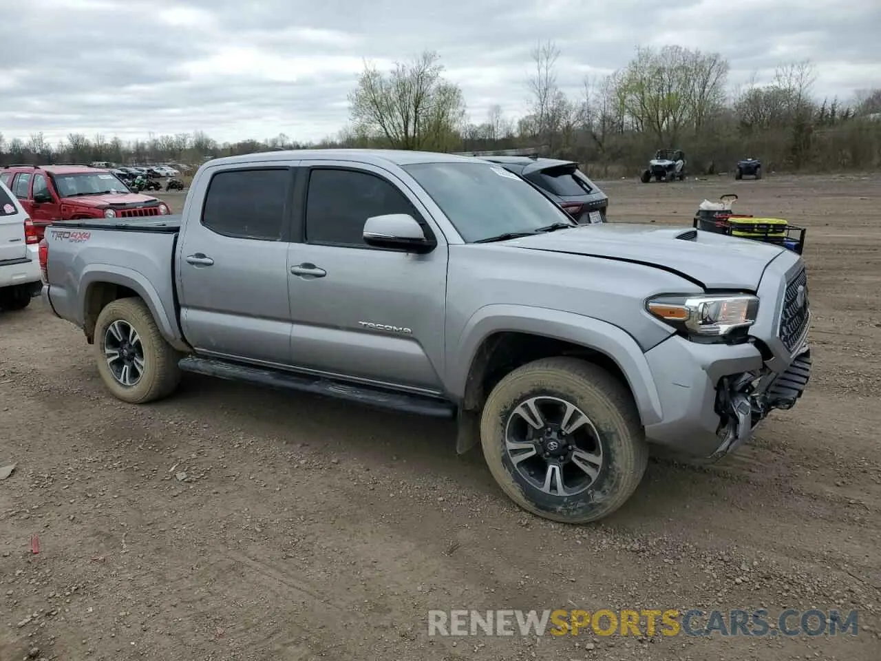 4 Photograph of a damaged car 3TMCZ5AN3KM272410 TOYOTA TACOMA 2019
