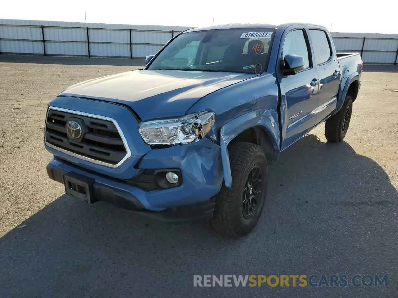 2 Photograph of a damaged car 3TMCZ5AN4KM199550 TOYOTA TACOMA 2019