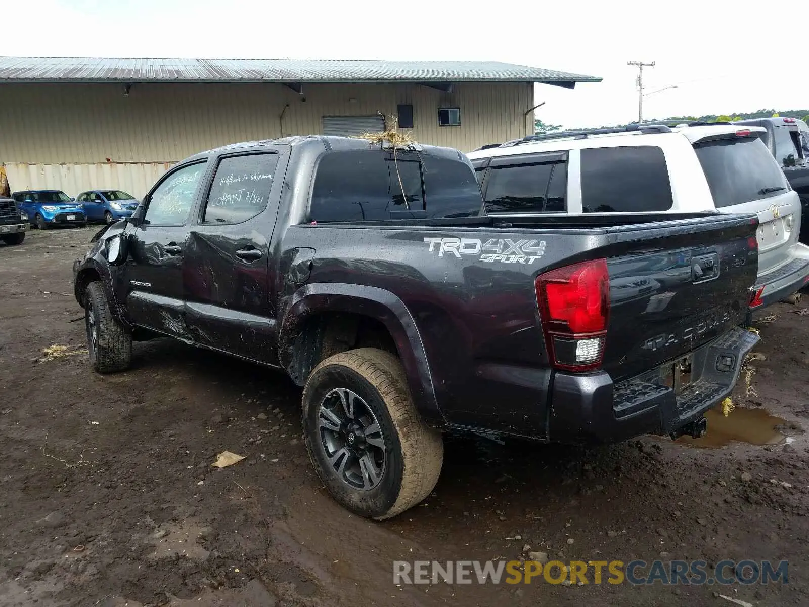 3 Photograph of a damaged car 3TMCZ5AN4KM221417 TOYOTA TACOMA 2019