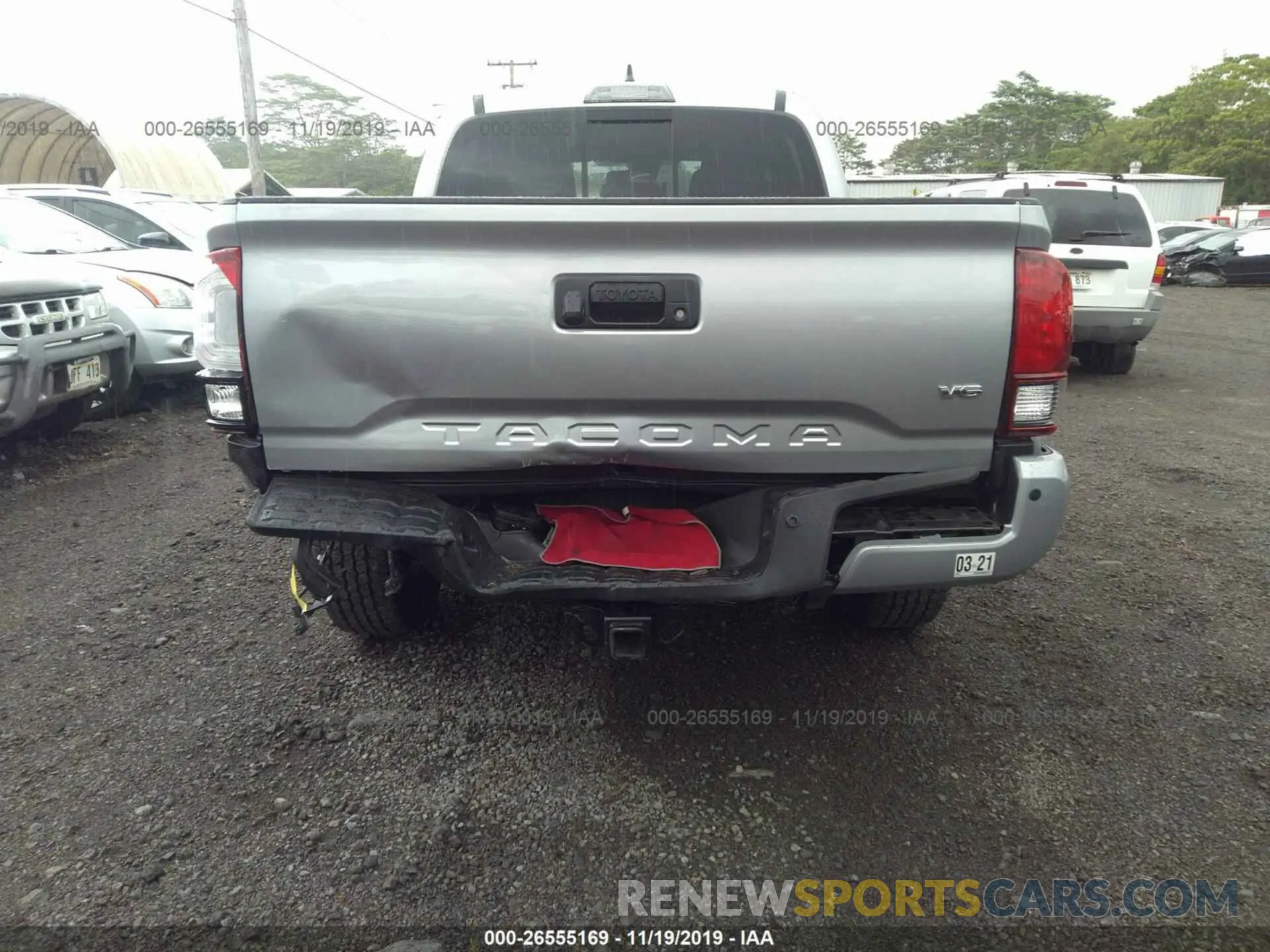 6 Photograph of a damaged car 3TMCZ5AN4KM225211 TOYOTA TACOMA 2019