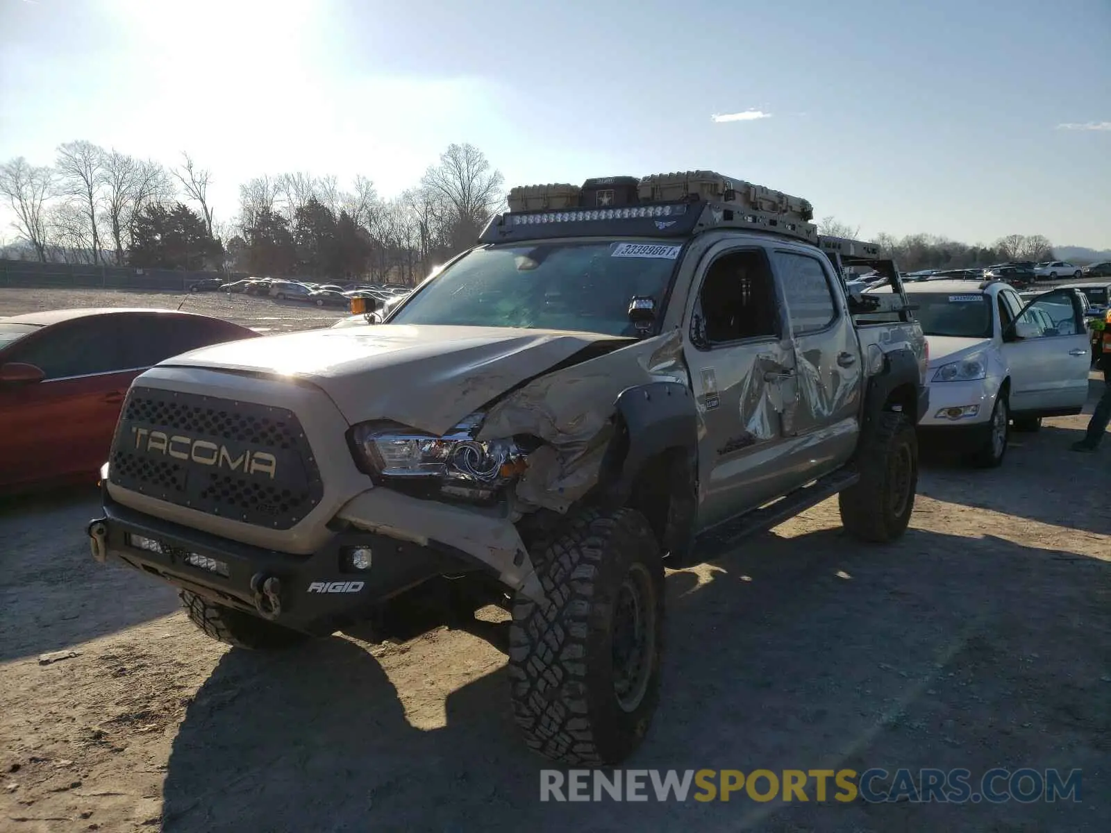 2 Photograph of a damaged car 3TMCZ5AN4KM226777 TOYOTA TACOMA 2019