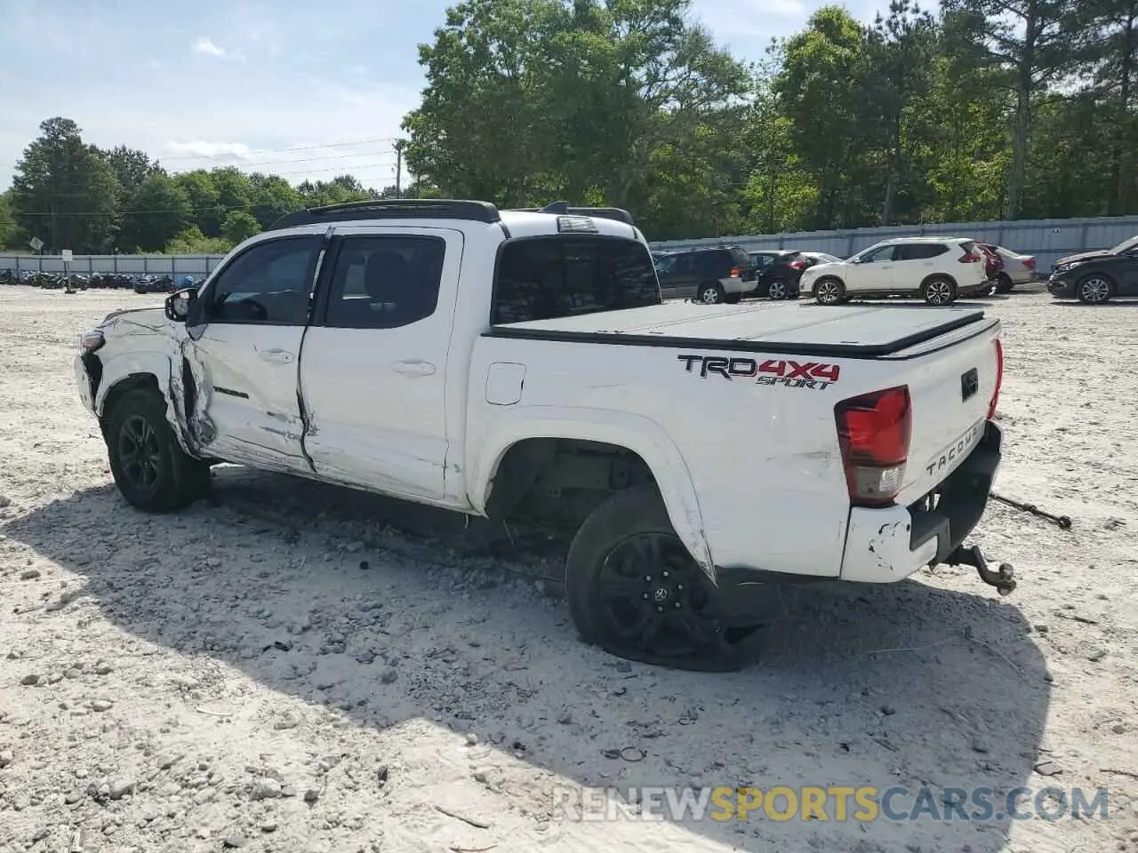2 Photograph of a damaged car 3TMCZ5AN4KM248245 TOYOTA TACOMA 2019