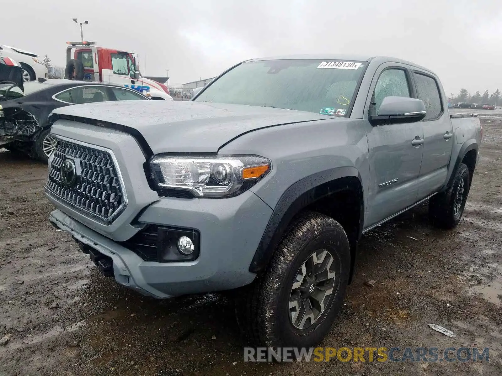 2 Photograph of a damaged car 3TMCZ5AN4KM260850 TOYOTA TACOMA 2019