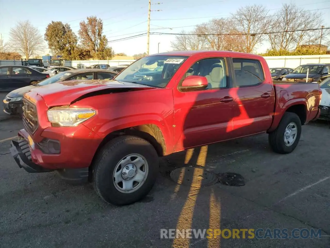 1 Photograph of a damaged car 3TMCZ5AN4KM263733 TOYOTA TACOMA 2019