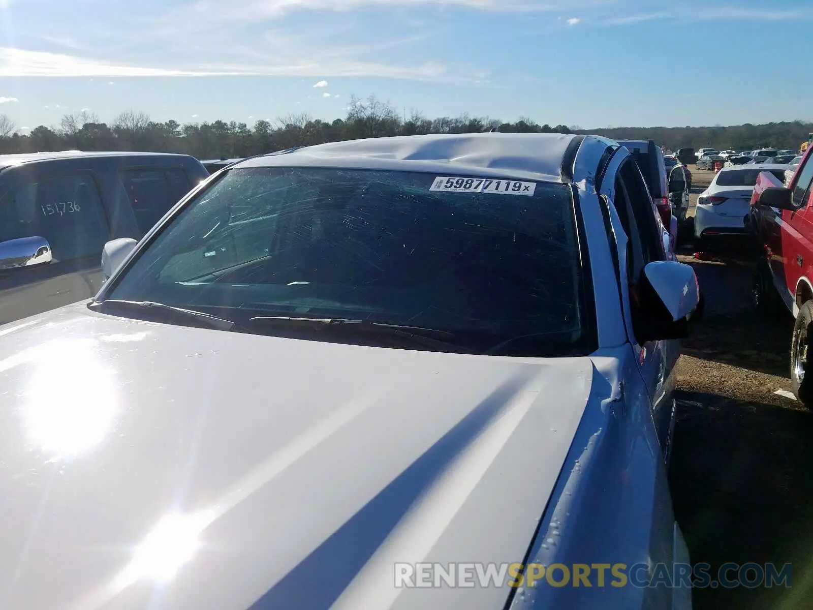 9 Photograph of a damaged car 3TMCZ5AN5KM195538 TOYOTA TACOMA 2019