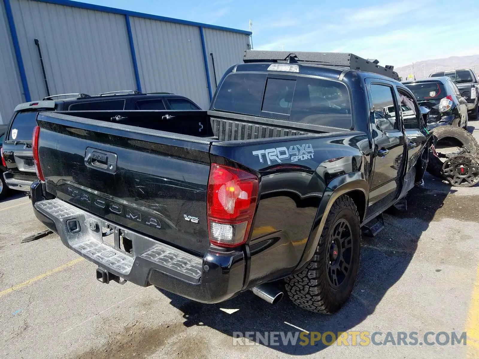 4 Photograph of a damaged car 3TMCZ5AN5KM283649 TOYOTA TACOMA 2019