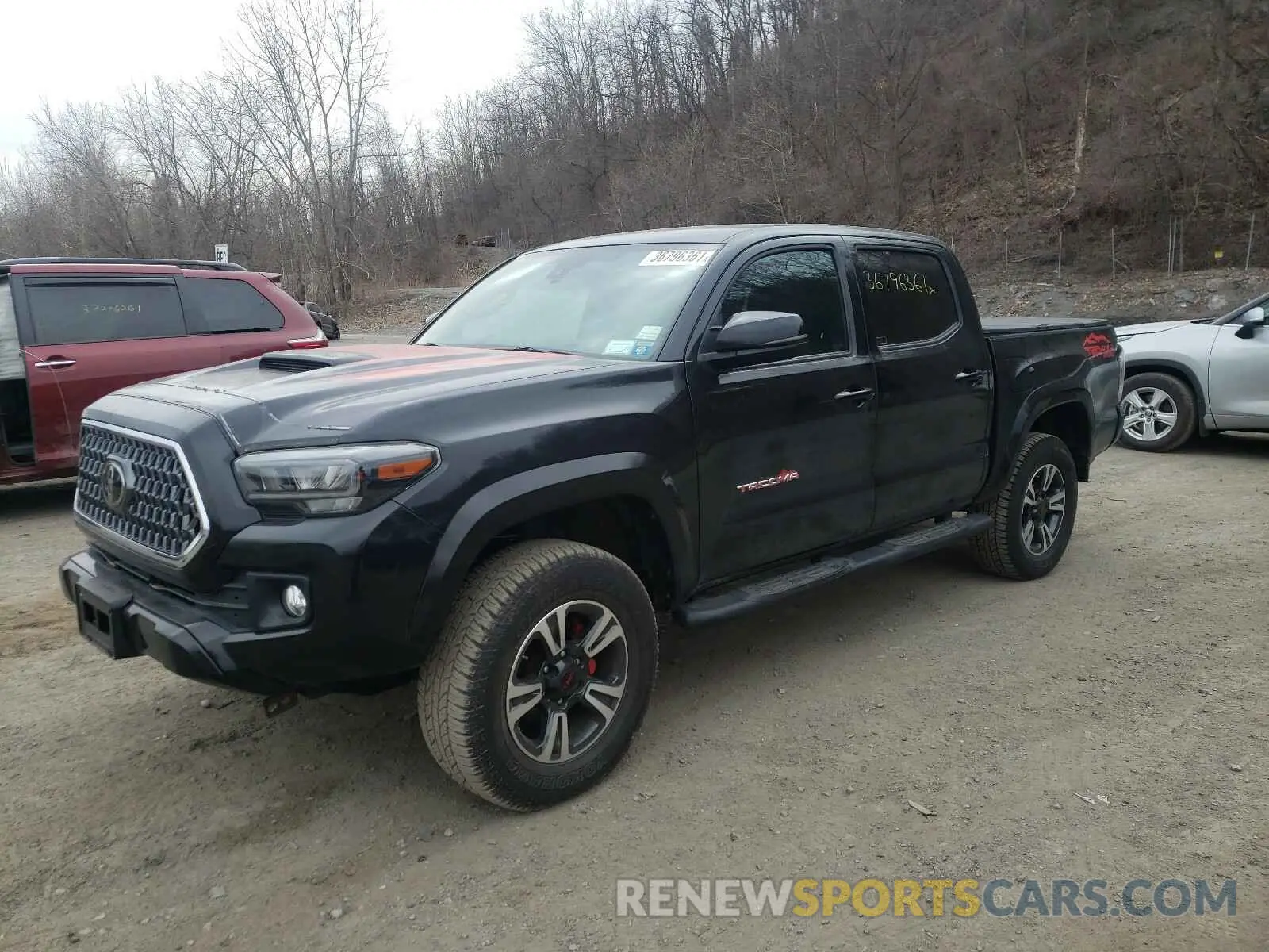2 Photograph of a damaged car 3TMCZ5AN6KM214355 TOYOTA TACOMA 2019