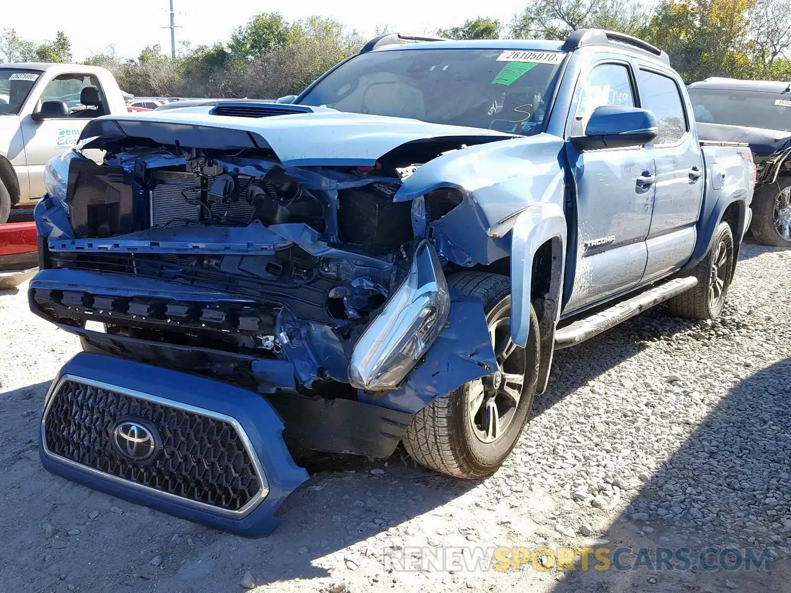 2 Photograph of a damaged car 3TMCZ5AN6KM241653 TOYOTA TACOMA 2019
