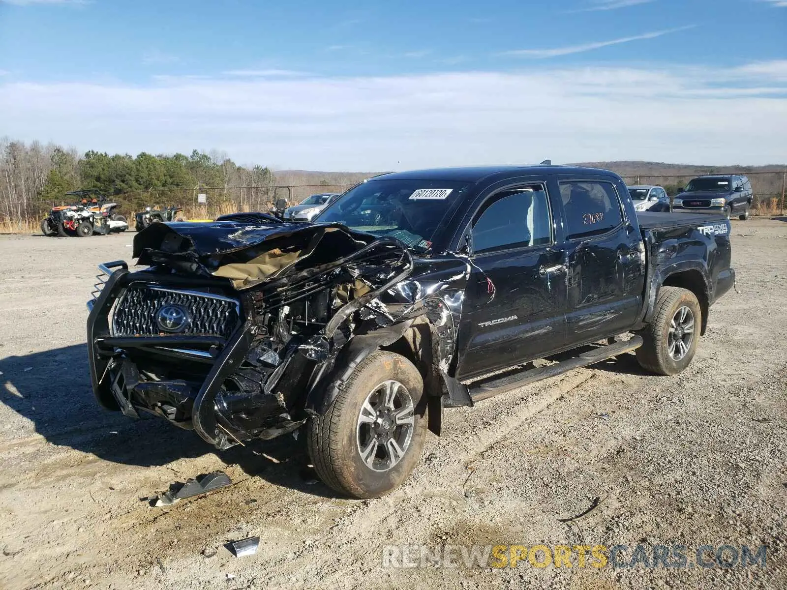 9 Photograph of a damaged car 3TMCZ5AN6KM272689 TOYOTA TACOMA 2019