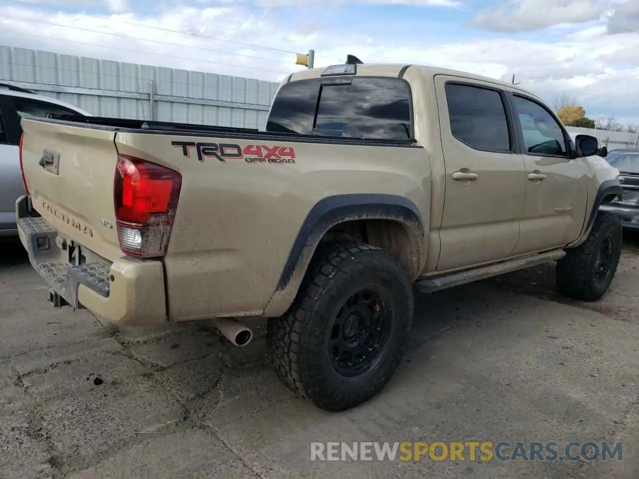 3 Photograph of a damaged car 3TMCZ5AN6KM278489 TOYOTA TACOMA 2019