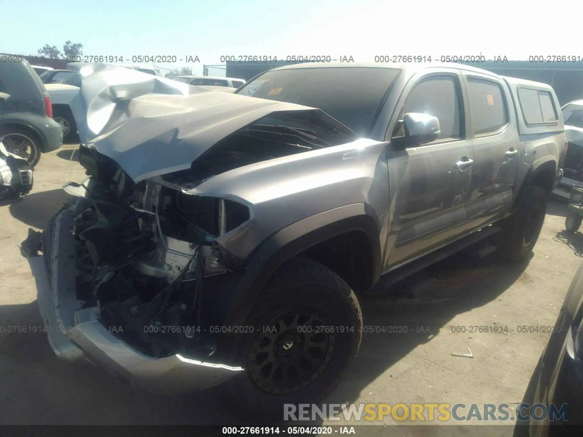 2 Photograph of a damaged car 3TMCZ5AN7KM189420 TOYOTA TACOMA 2019