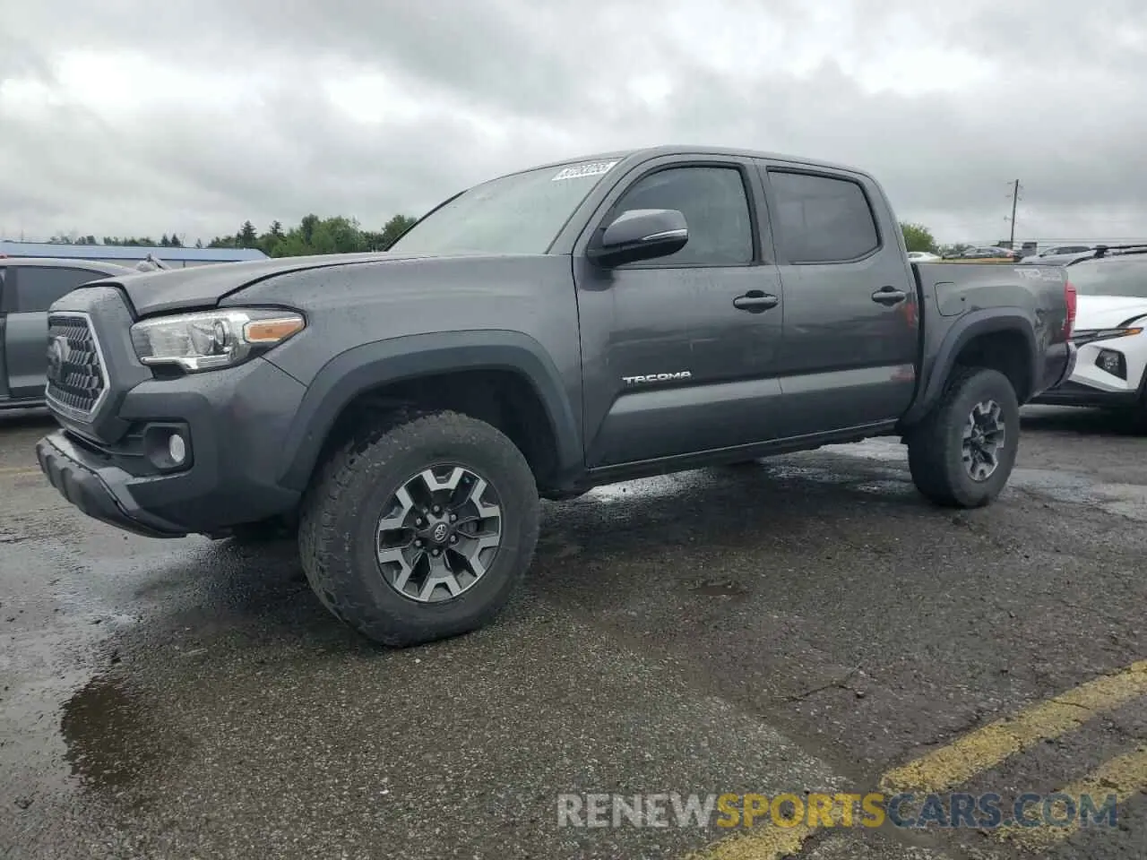 1 Photograph of a damaged car 3TMCZ5AN7KM236400 TOYOTA TACOMA 2019