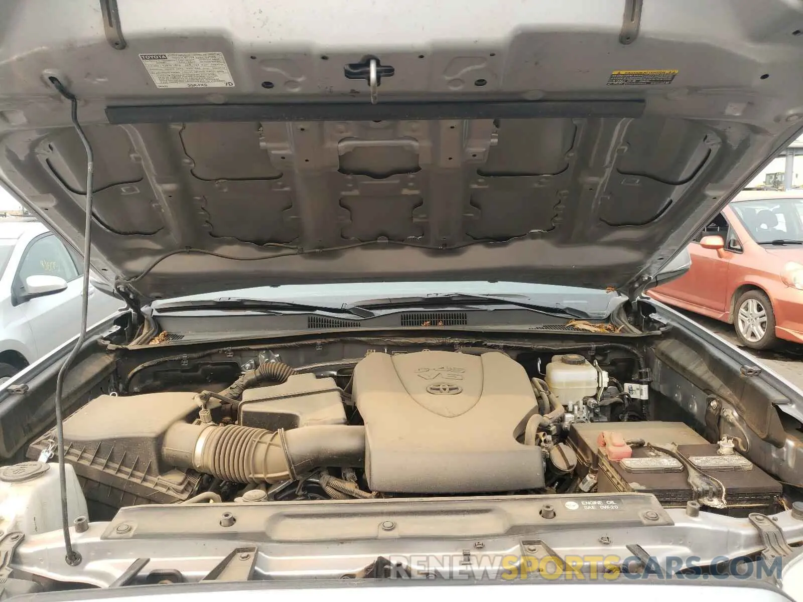 7 Photograph of a damaged car 3TMCZ5AN7KM273592 TOYOTA TACOMA 2019