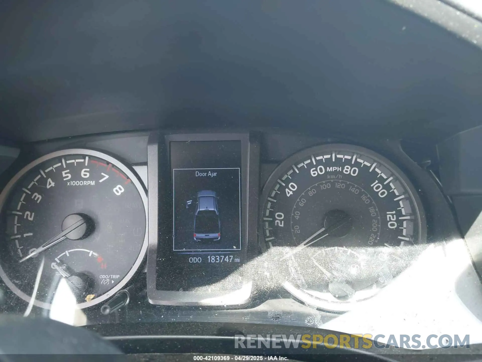7 Photograph of a damaged car 3TMCZ5AN8KM198613 TOYOTA TACOMA 2019