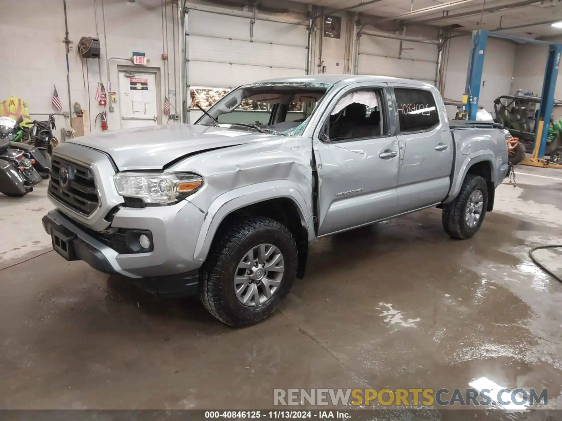 2 Photograph of a damaged car 3TMCZ5AN8KM214437 TOYOTA TACOMA 2019